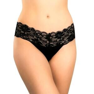 Alyce Intimates Womens Lace Thong Pack of 6 Size XL
